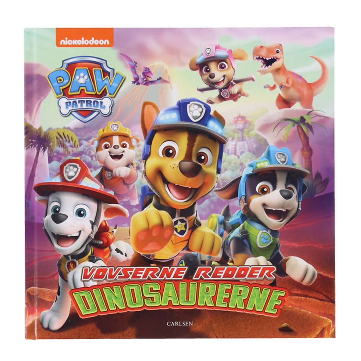 Forlaget Carlsen Bog - Paw Patrol - Vovserne Redder Dinosaurerne