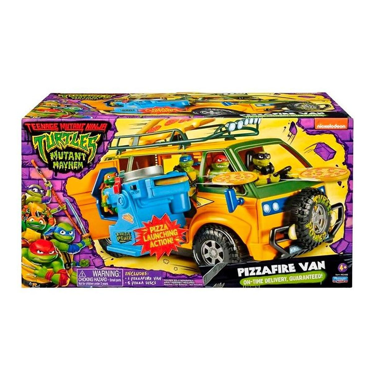 Turtles Bil - 36 cm - Pizzafire Van