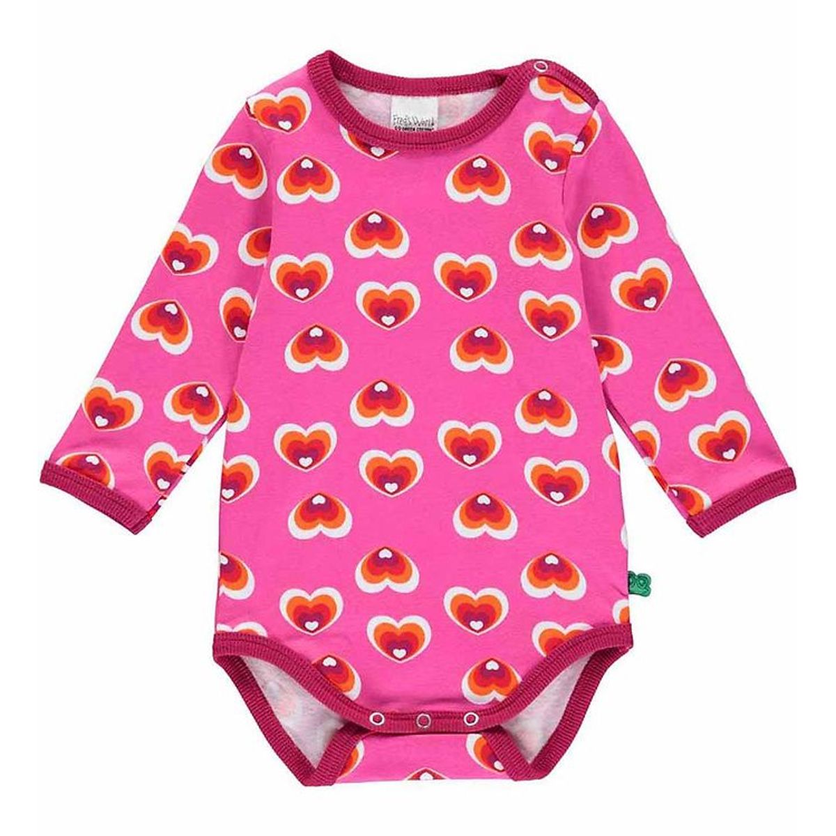 Freds World Body l/æ - Heart - Fuchsia