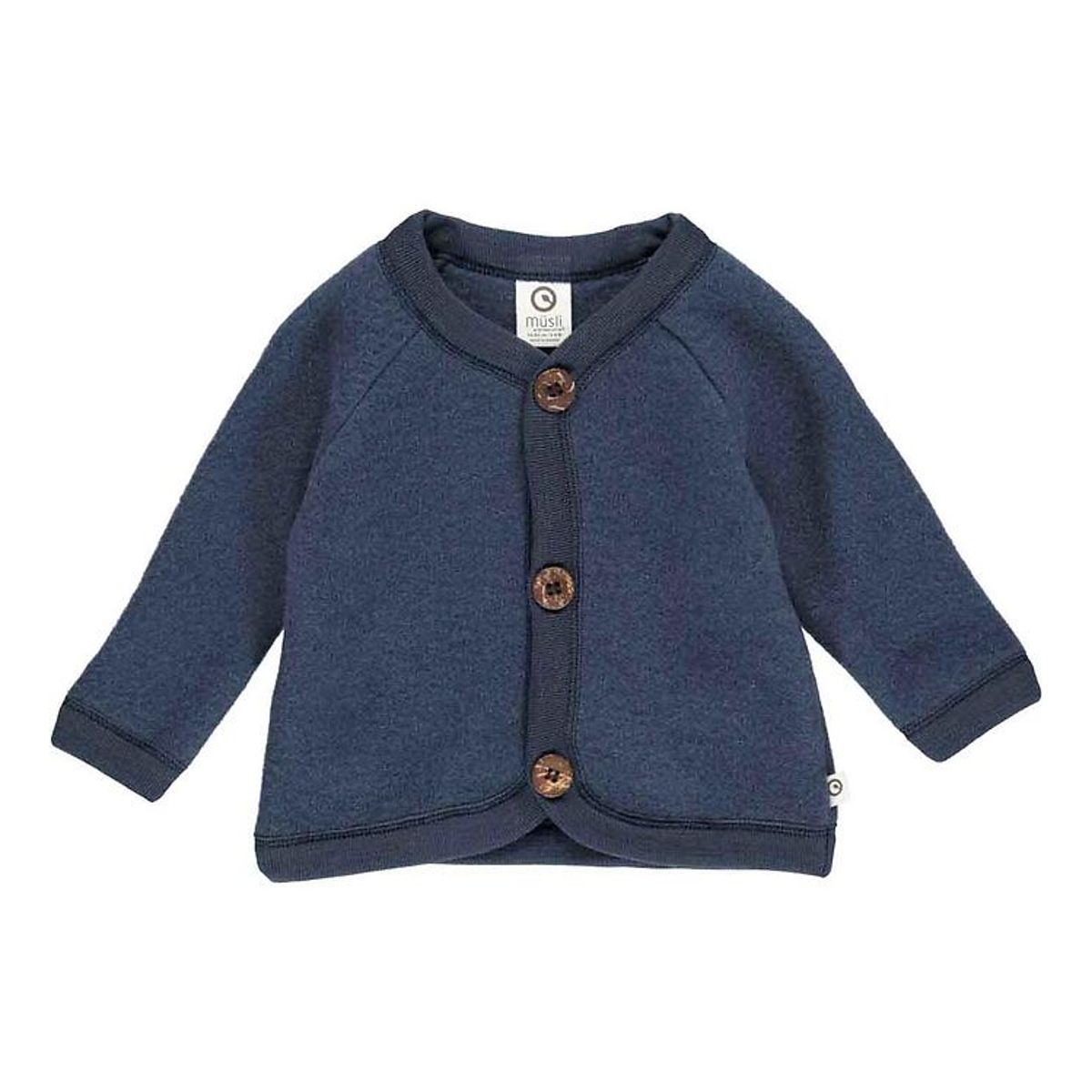 Müsli Cardigan - Uld - Night Blue