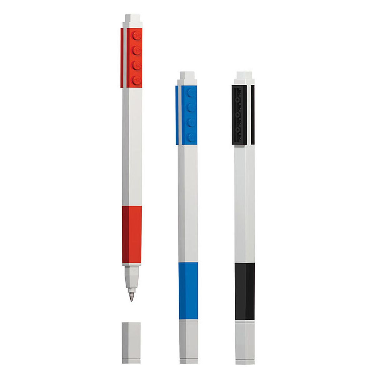 LEGO ® Stationery Gel Pens - 3-pak - Rød/Blå/Sort