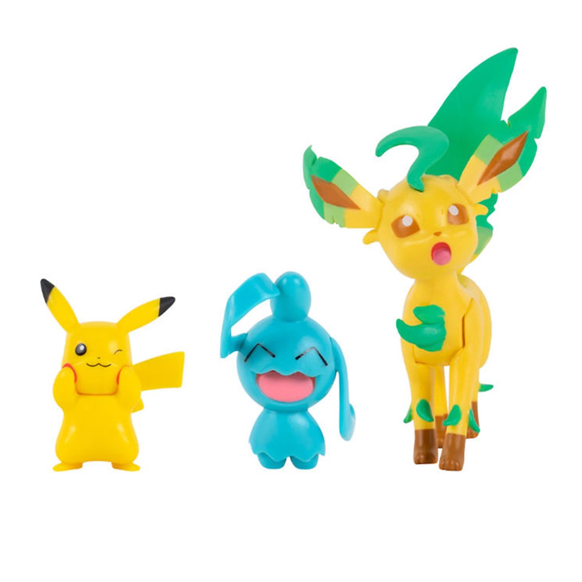 Pokémon Figurer - 3-pak - Battle Figure - Pikachu/Wynaut/Leafeon