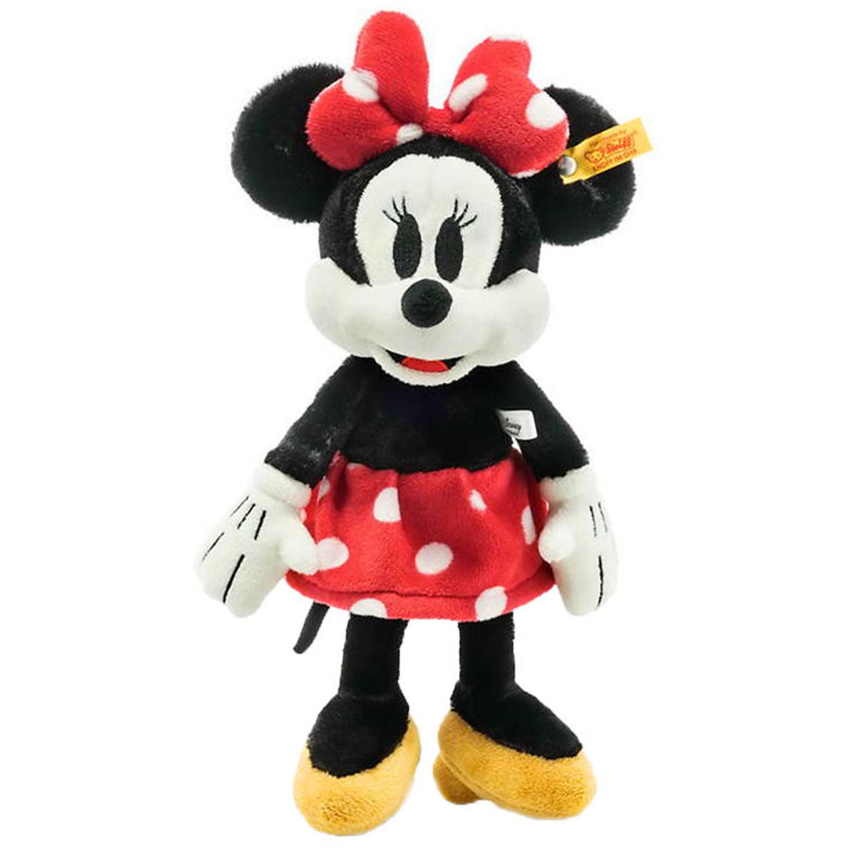 Steiff Bamse - 31 cm. - Minnie Mouse - Sort/Rød