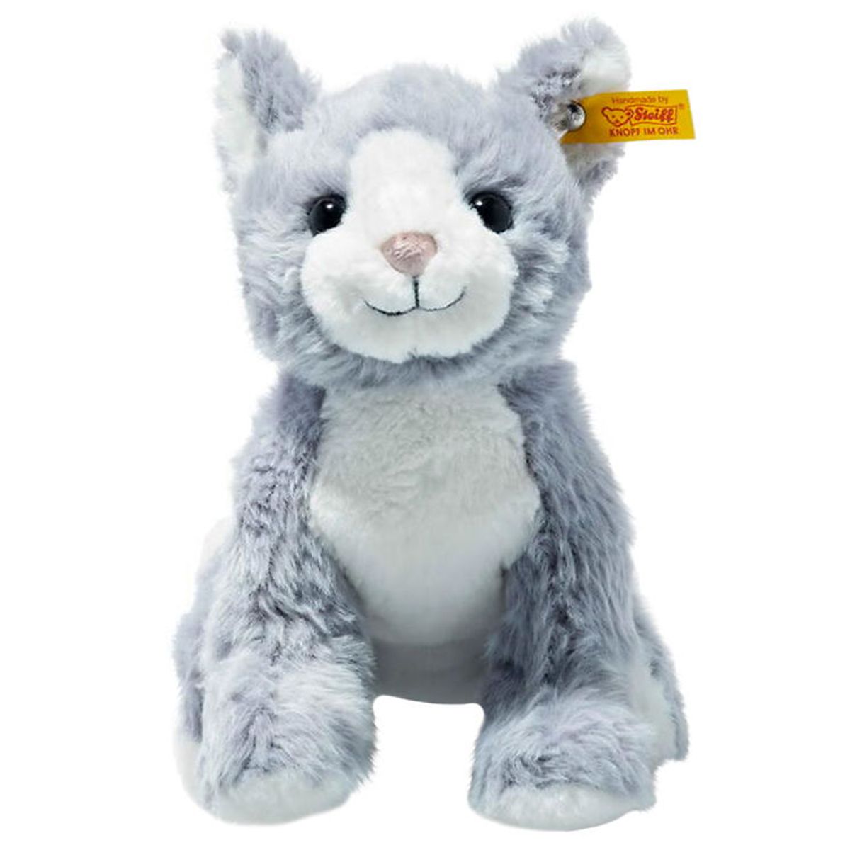 Steiff Bamse - 26 cm. - Cassie Cat - Ice Blue/White