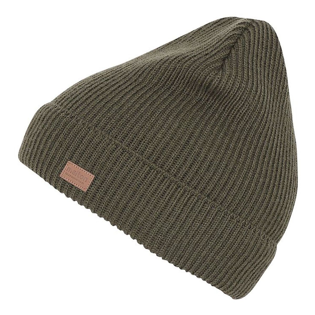 Melton Hue - Basic Ribbed Beanie - Ivy Green