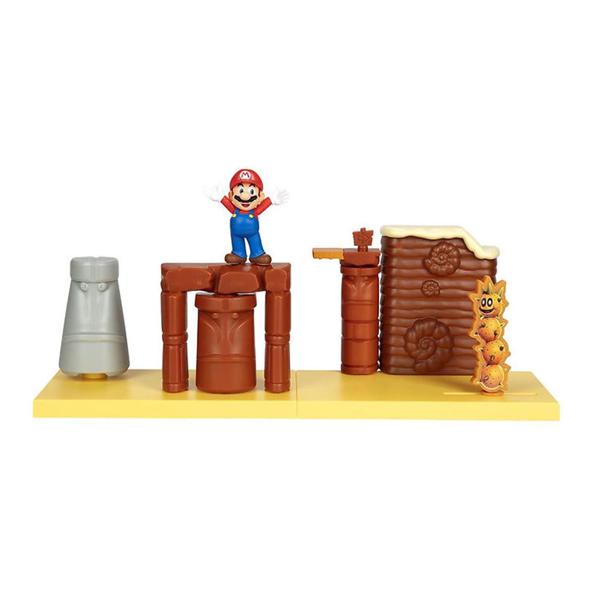 Super Mario Legesæt - Desert Playset - 7 Dele