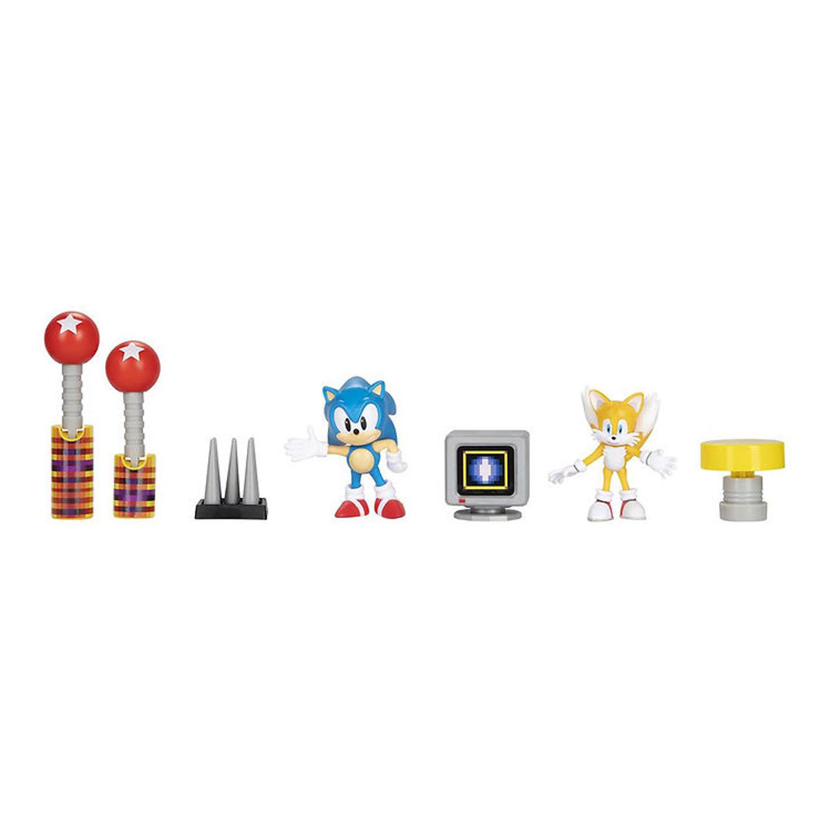 Sonic Legesæt - Diorama Set - Figure - 7 Dele