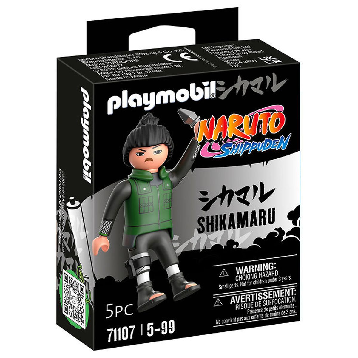 Playmobil Naruto - Shikamaru - 71107 - 5 Dele