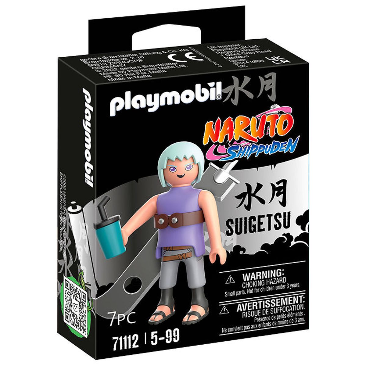 Playmobil Naruto - Suigetsu - 71112 - 7 Dele