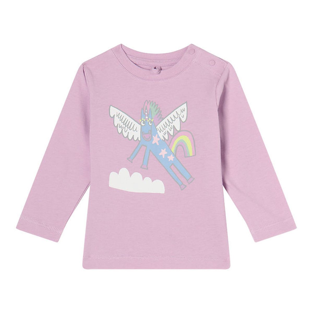 Stella McCartney Kids Bluse - Lilla m. Enhjørning