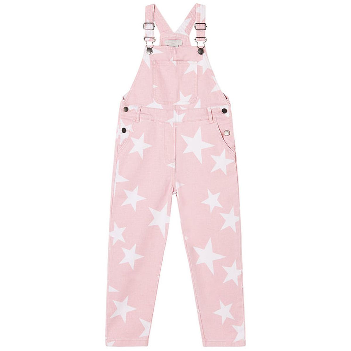 Stella McCartney Kids Smækbukser - Denim - Rosa m. Stjerner