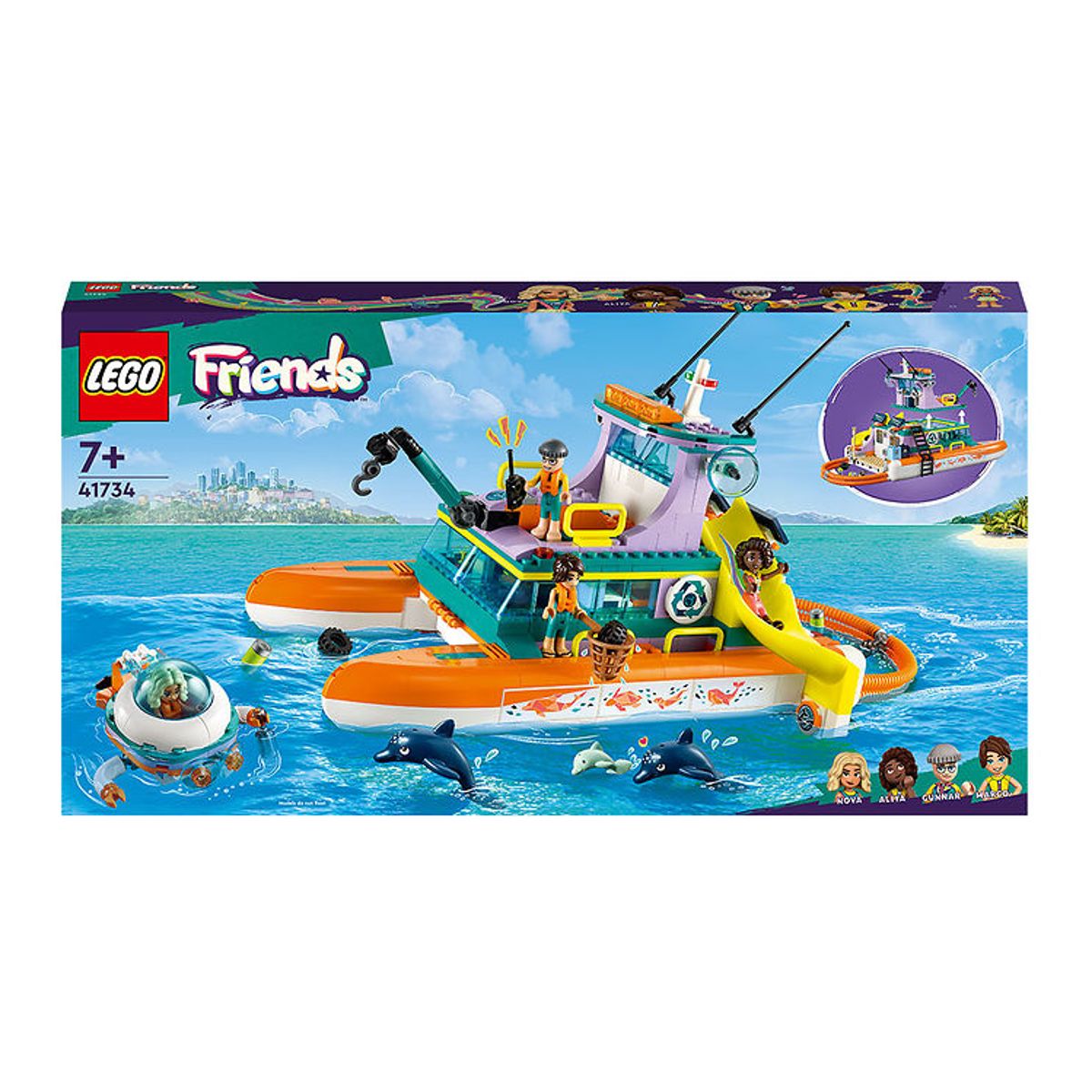 LEGO ® Friends - Redningsbåd 41734 - 717 Dele