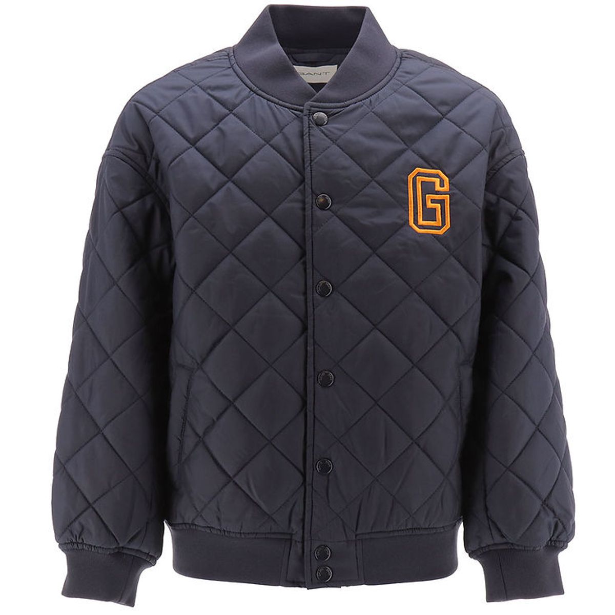 GANT Termojakke - Quilted Varsity - Evening Blue