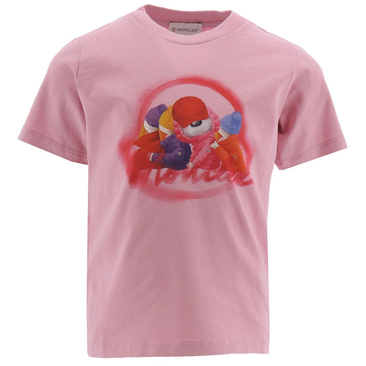 Moncler T-shirt - Dusty Rose m. Print