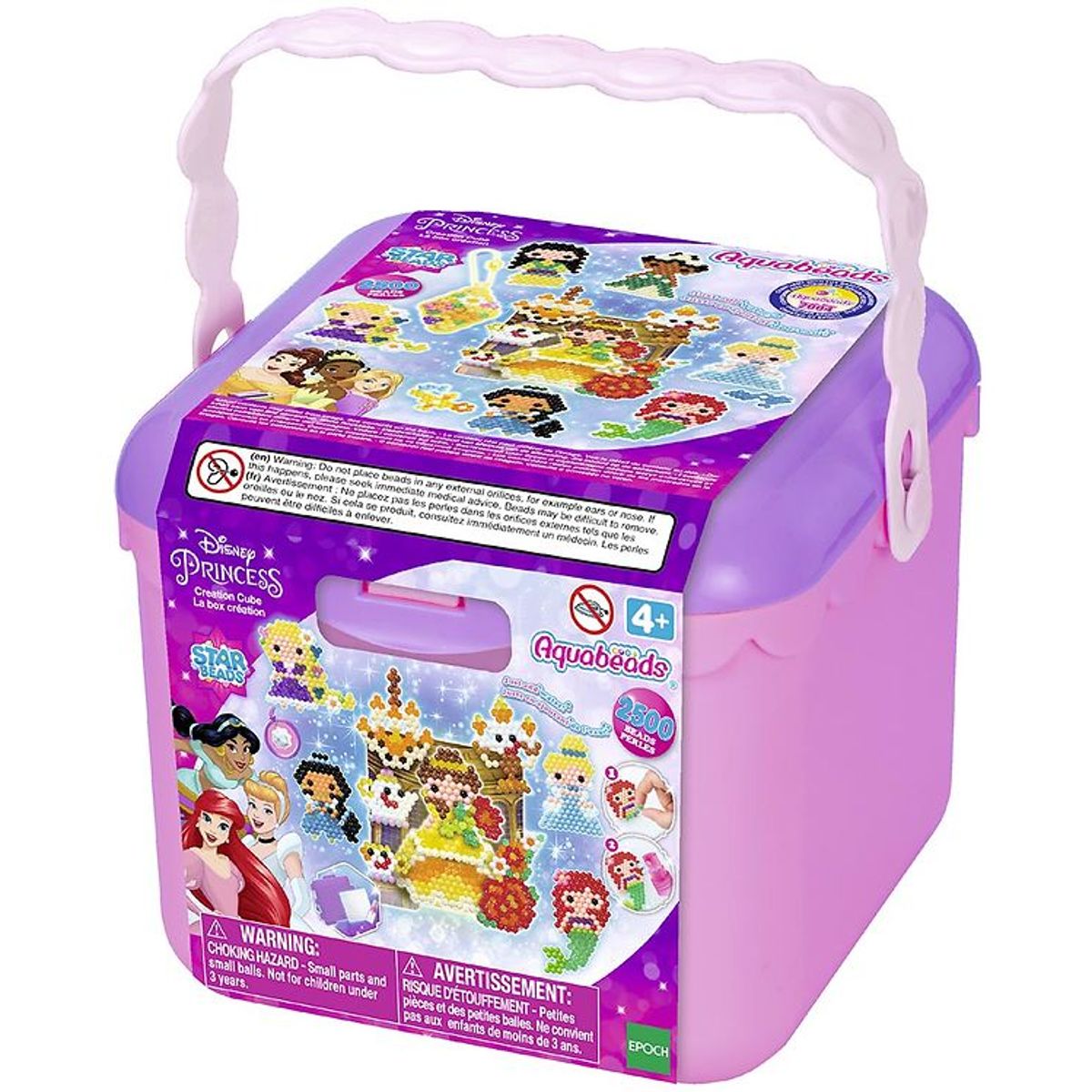 Aquabeads Perlesæt - 2500+ stk. - Disney Princess Creation Cube