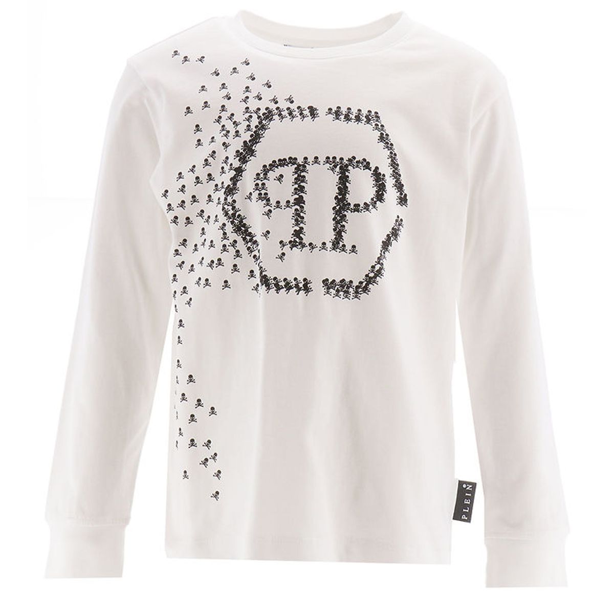 Philipp Plein Bluse - Optical White m. Print