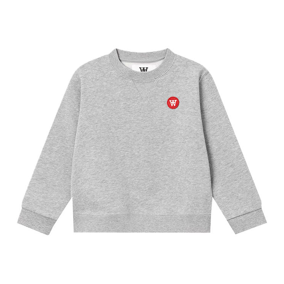 Wood Wood Sweatshirt - Rod - Gråmeleret