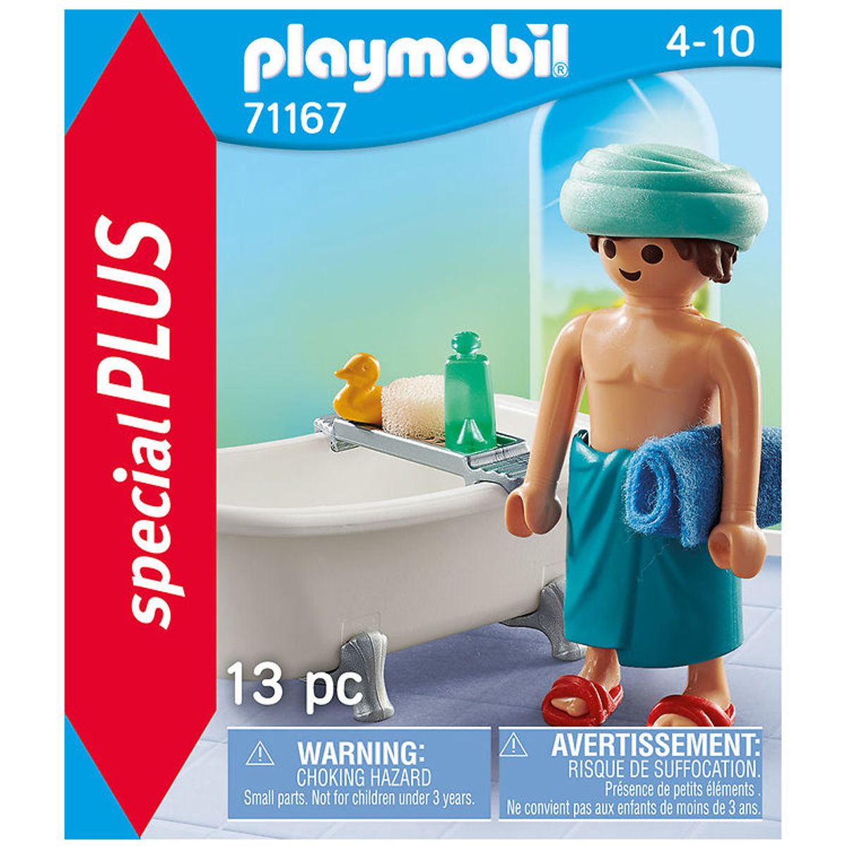 Playmobil SpecialPlus - Mand i Badekar - 13 dele - 71167