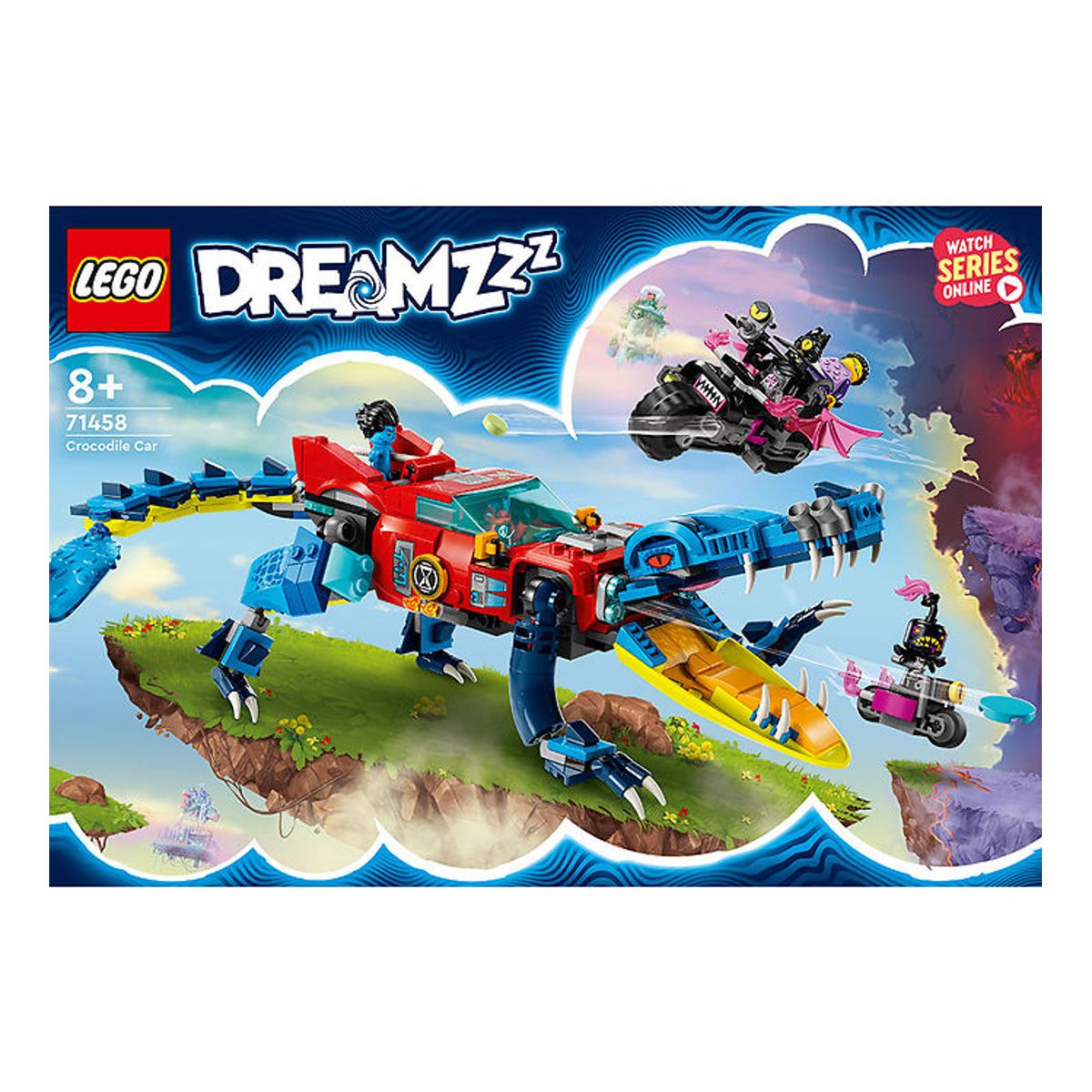 LEGO ® DREAMZzz - Krokodillebil 71458 - 494 Dele