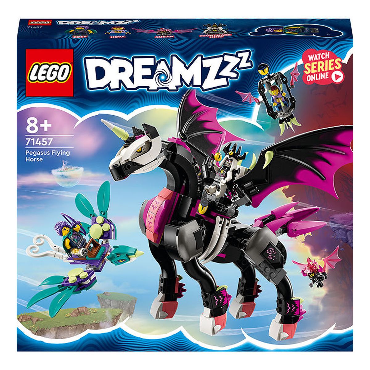 LEGO ® DREAMZzz - Flyvende Pegasus-hest 71457 - 482 Dele