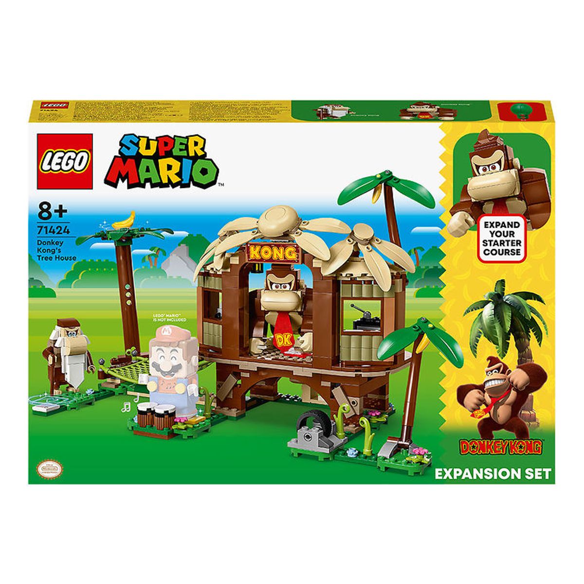 LEGO ® Super Mario - Donkey Kongs Trætophus 71424 - Udvidelsessæt