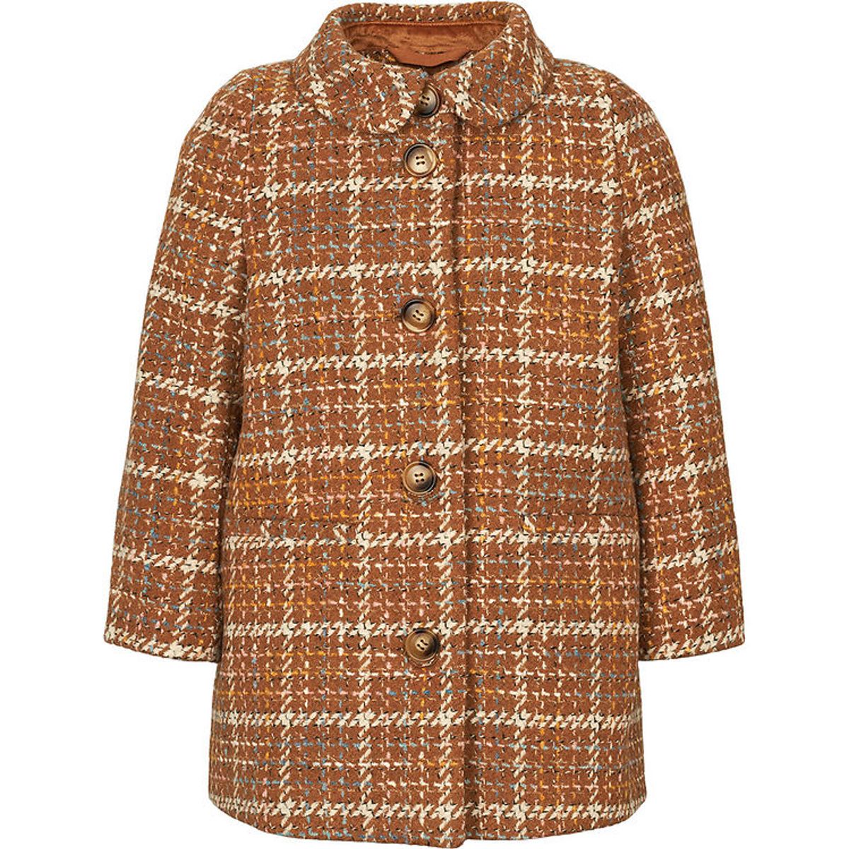 MarMar Frakke - Polyester/Uld - Olive - Caramel Check