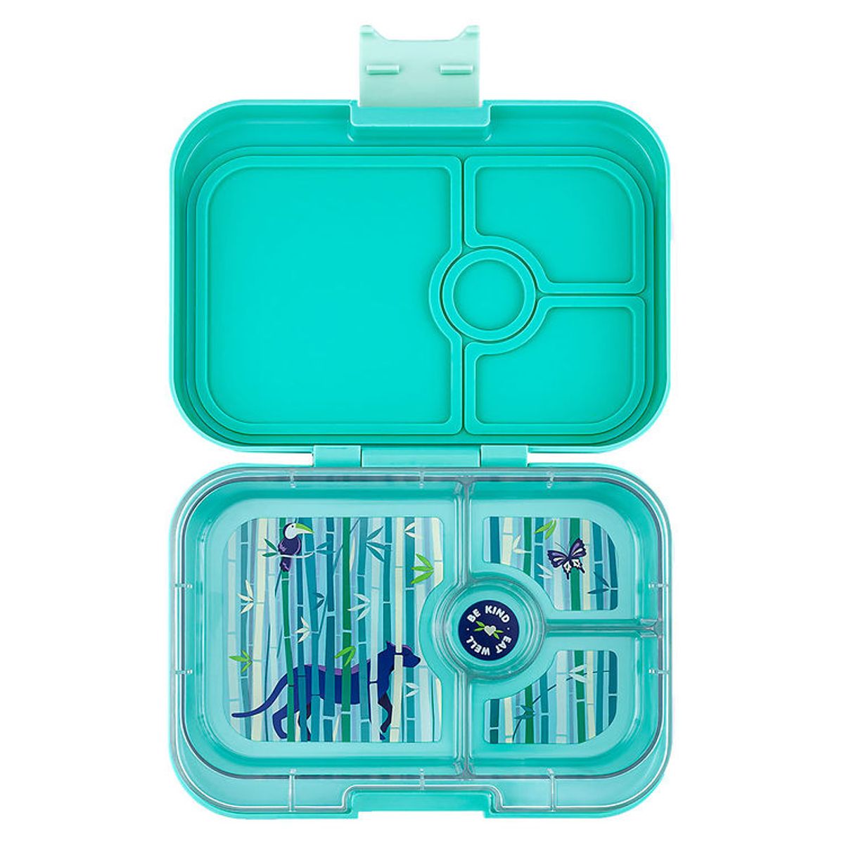 Yumbox Madkasse m. 4 Rum - Bento Panino - Tropical Aqua/Panther