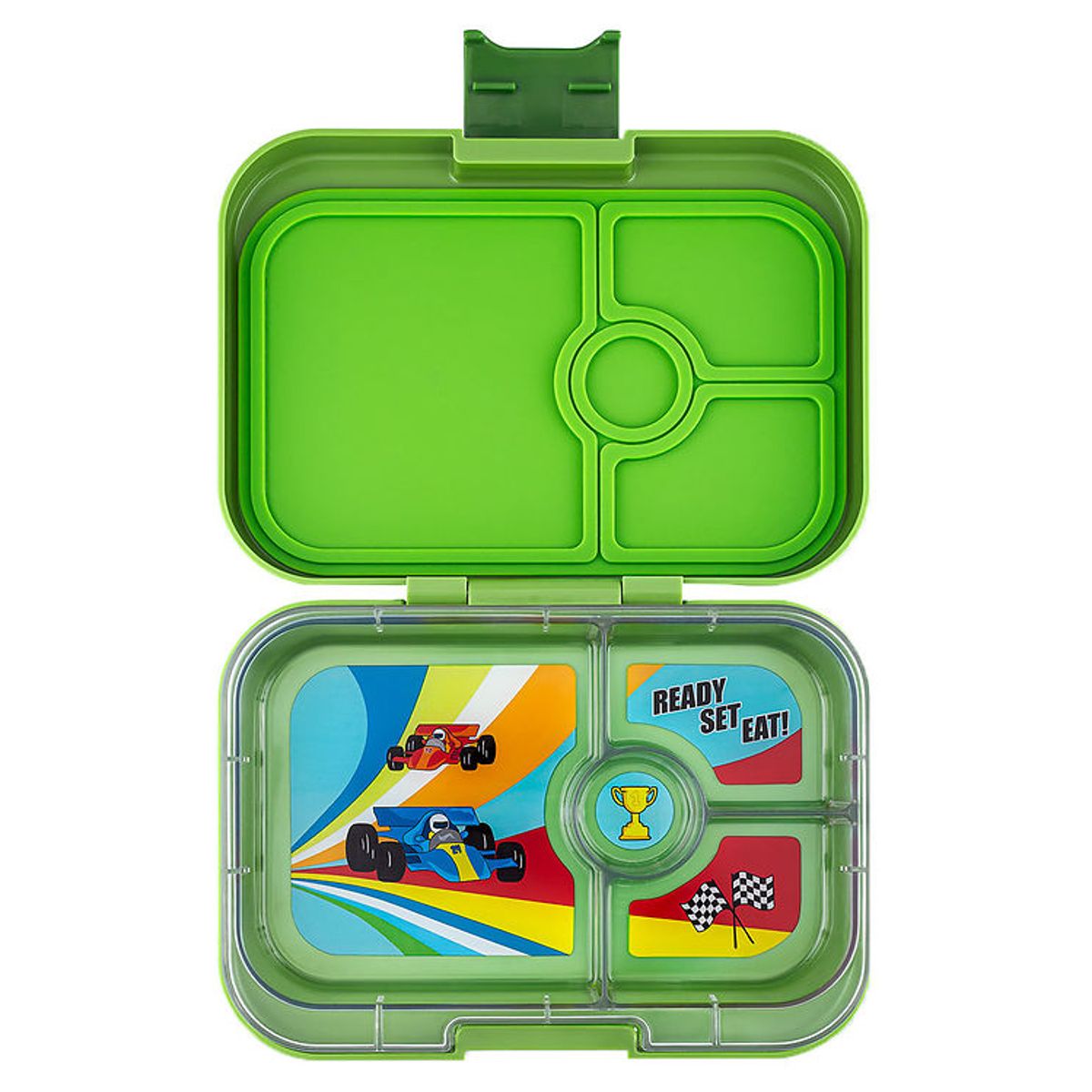 Yumbox Madkasse m. 4 Rum - Bento Panino - Mattcha Green - Race