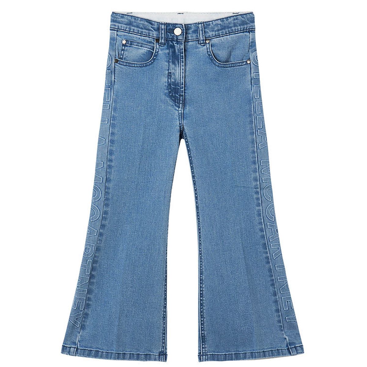 Stella McCartney Kids Jeans - Lyseblå m. Logo