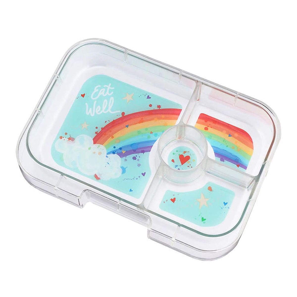 Yumbox Indsatsbakke m. 4 Rum - Tapas - Rainbow