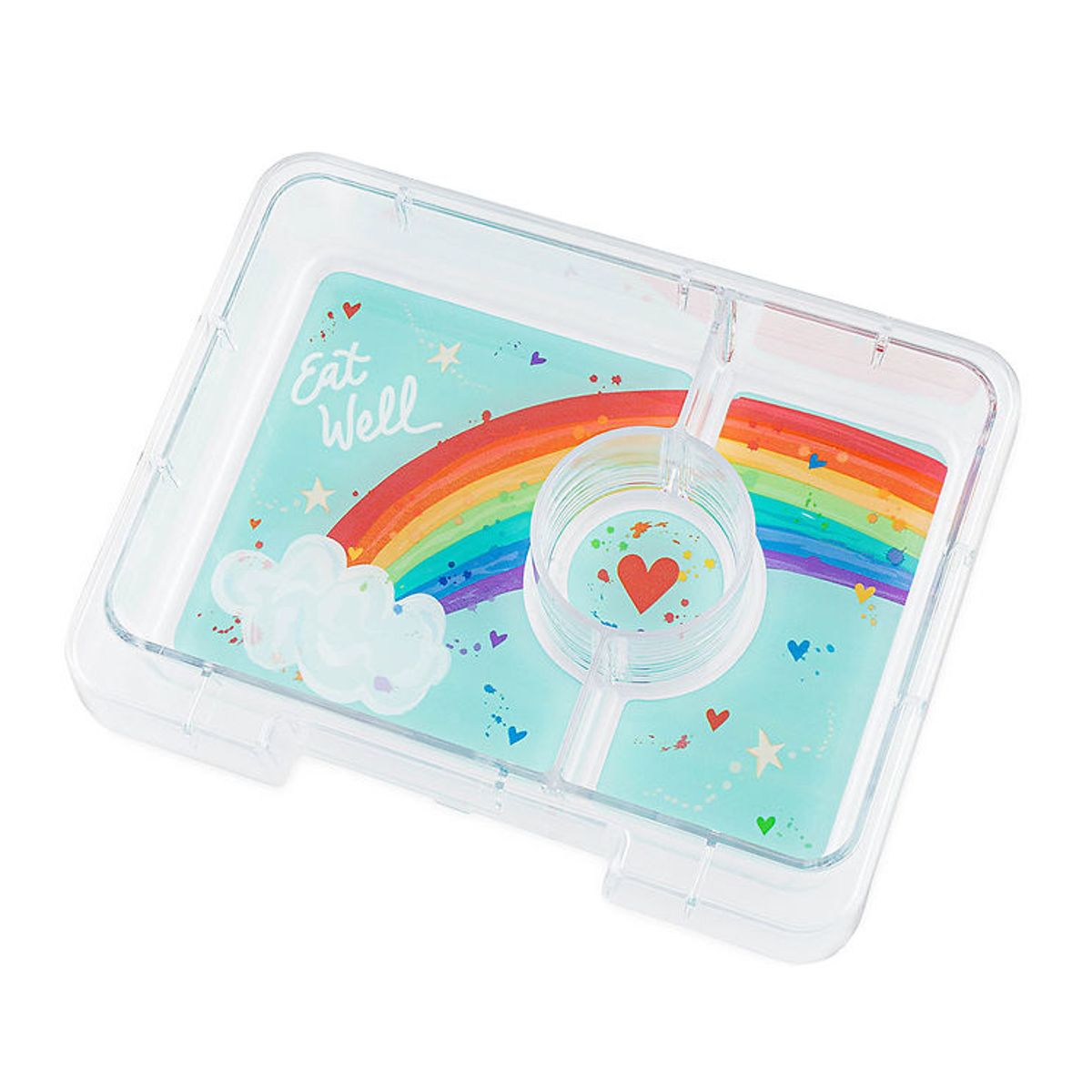 Yumbox Indsatsbakke m. 3 Rum - Snack - Rainbow