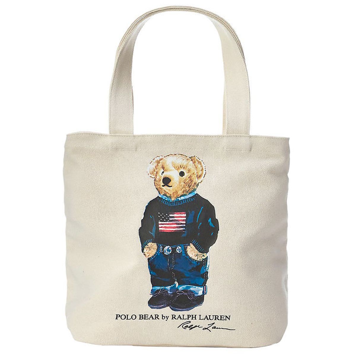 Polo Ralph Lauren Shopper - Hvid m. Bamse