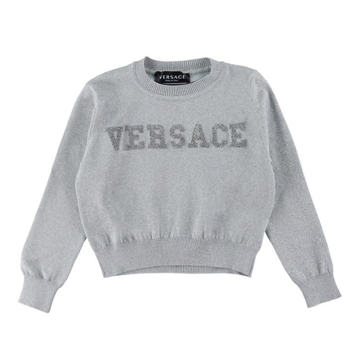 Versace Bluse - Strik - Sølv