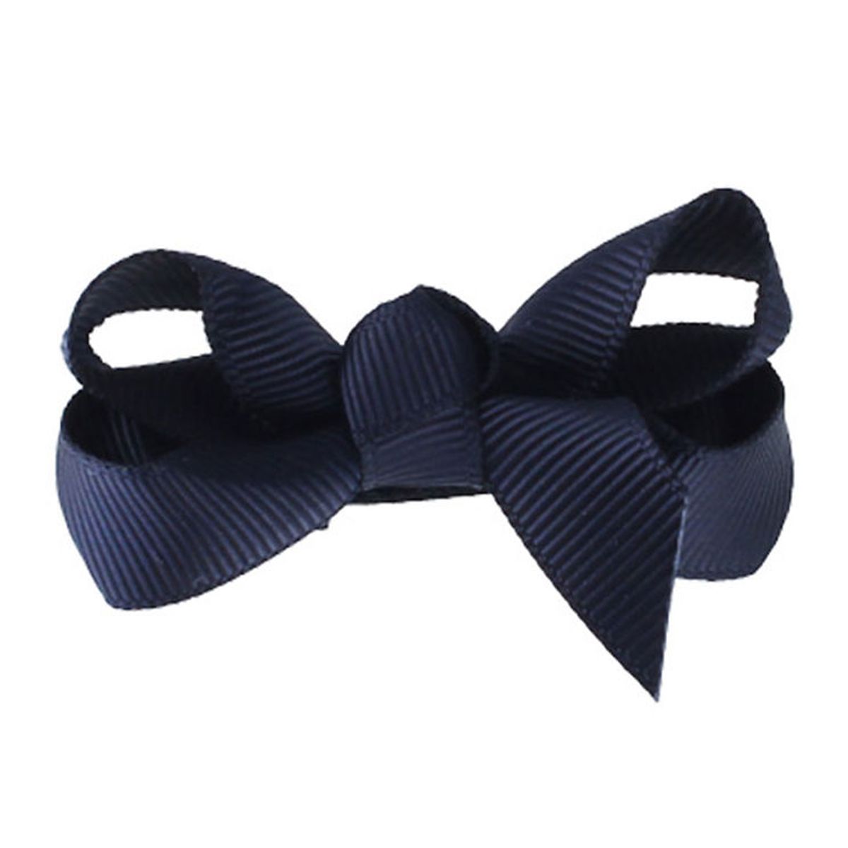 By Stær Hårsløjfe - Klassisk - 6 cm - Mørk Navy