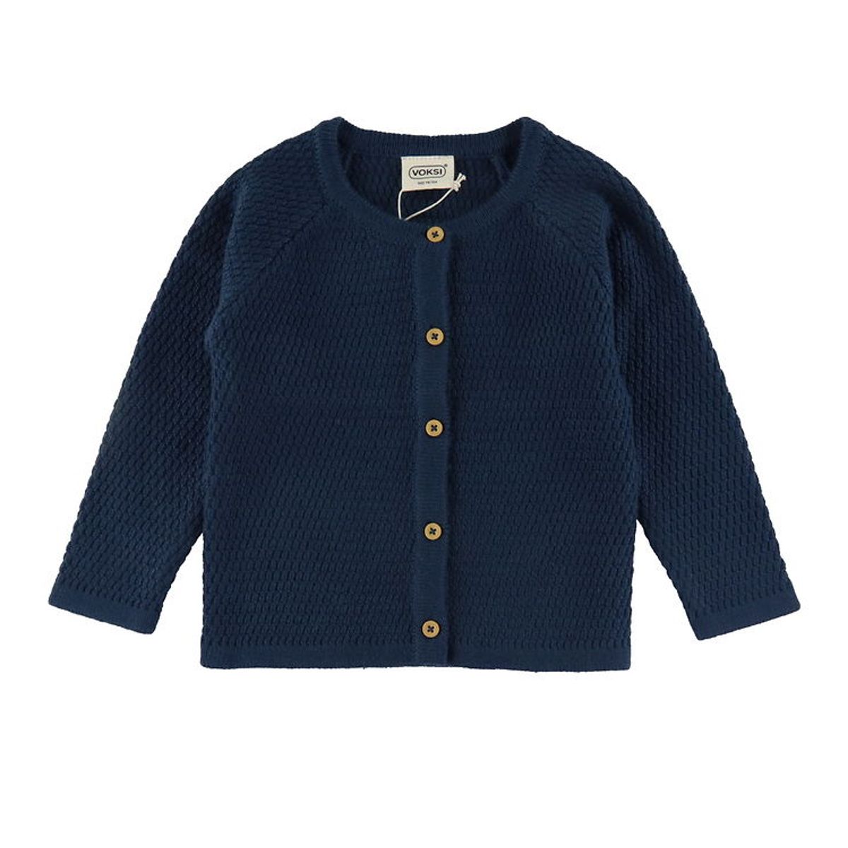 Voksi Cardigan - Uld - Poppy Blue