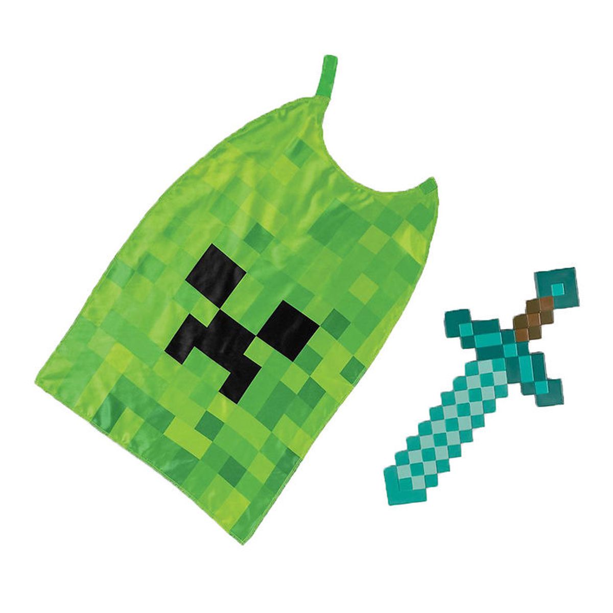 Disguise Udklædning - Minecraft Sværd & Kappe