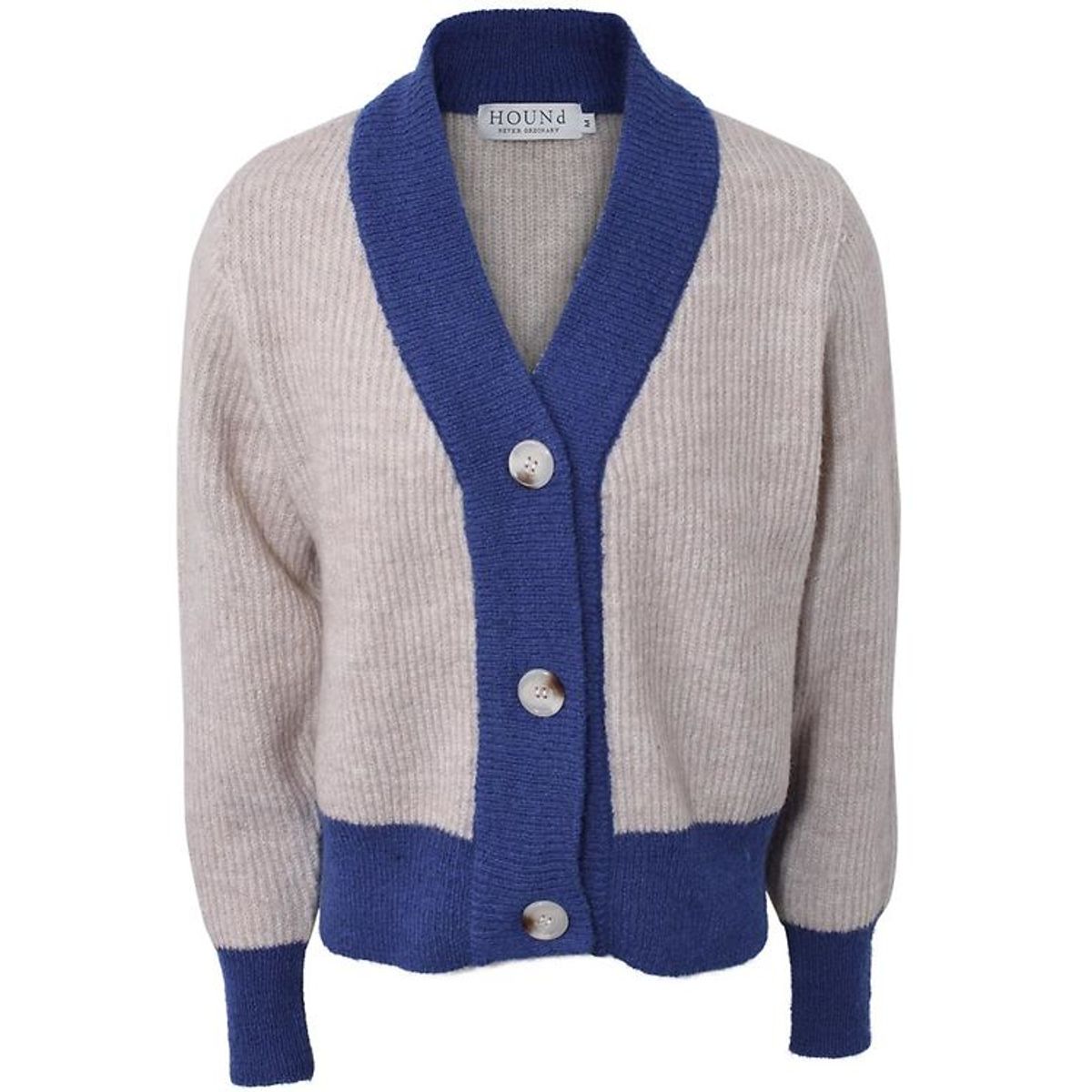 Hound Cardigan - Strik - Rib - Cobalt Blue