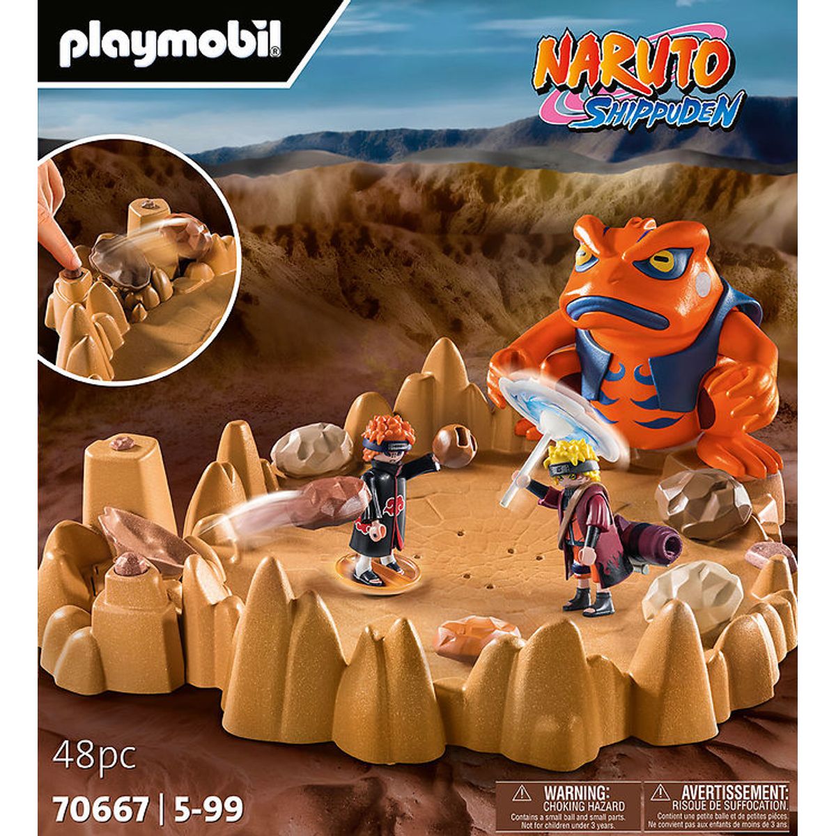 Playmobil Naruto - Naruto vs. Pain - 70667 - 48 Dele