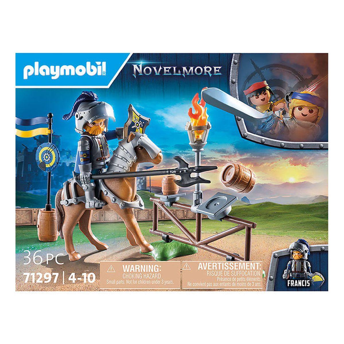 Playmobil Novelmore - Øvelsesplads - 71297 - 36 Dele