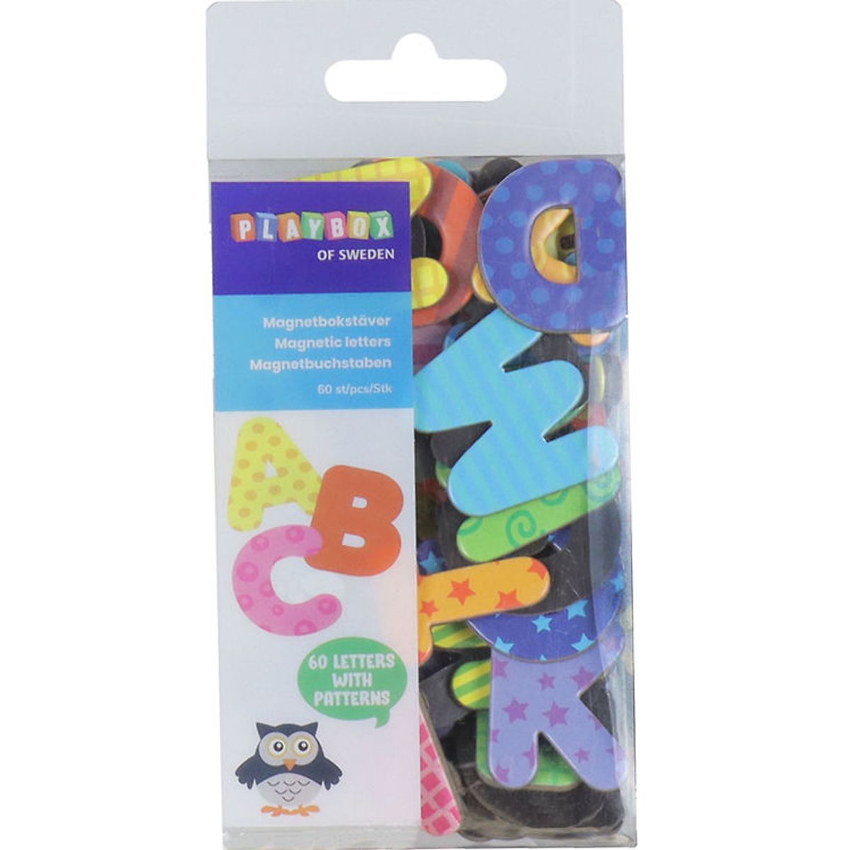 Playbox Magneter - 60 stk. - Magnetic Letters