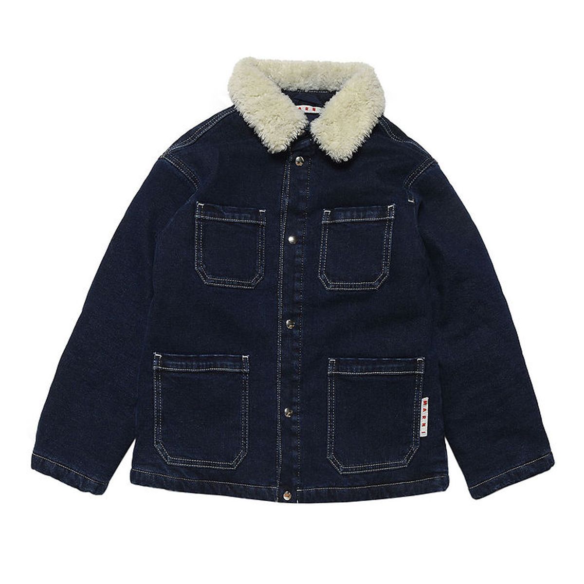 Marni Denimjakke m. For - Navy