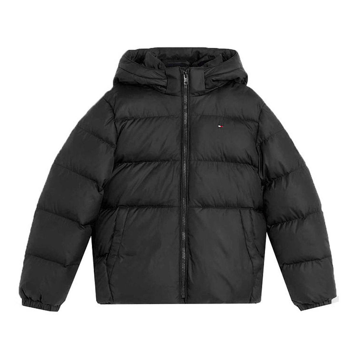 Tommy Hilfiger Dunjakke - Essential - Sort