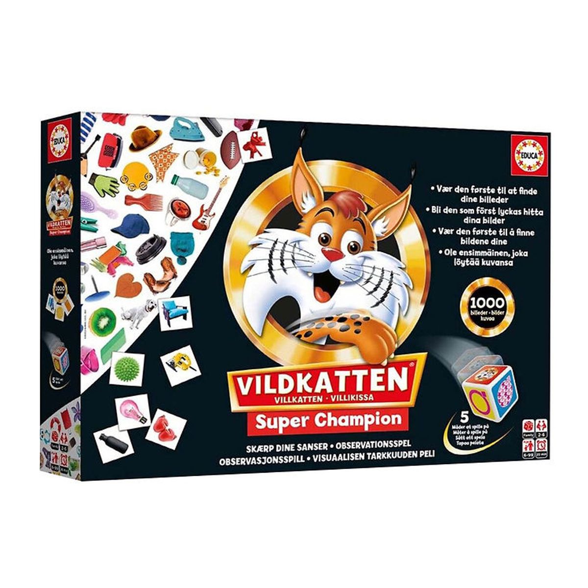 Educa Brætspil - Vildkatten Super Champion