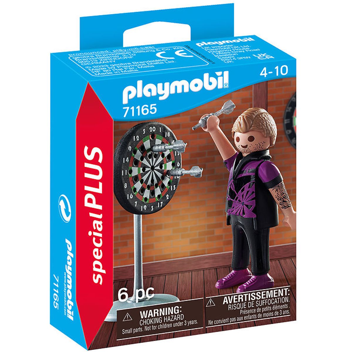 Playmobil SpecialPlus - Dartspiller - 71165 - 6 Dele