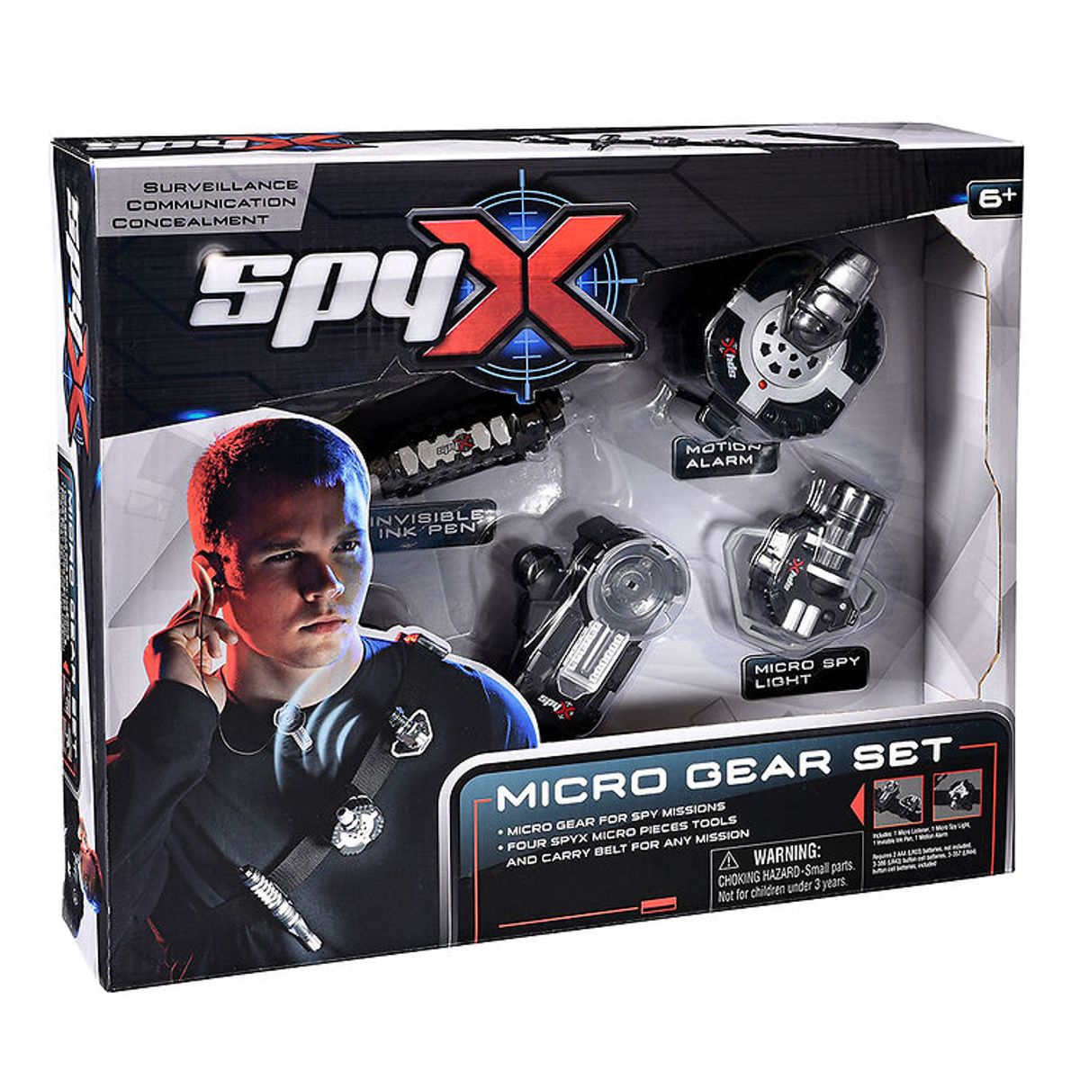 SpyX - Micro Gear Set - Sort/Sølv