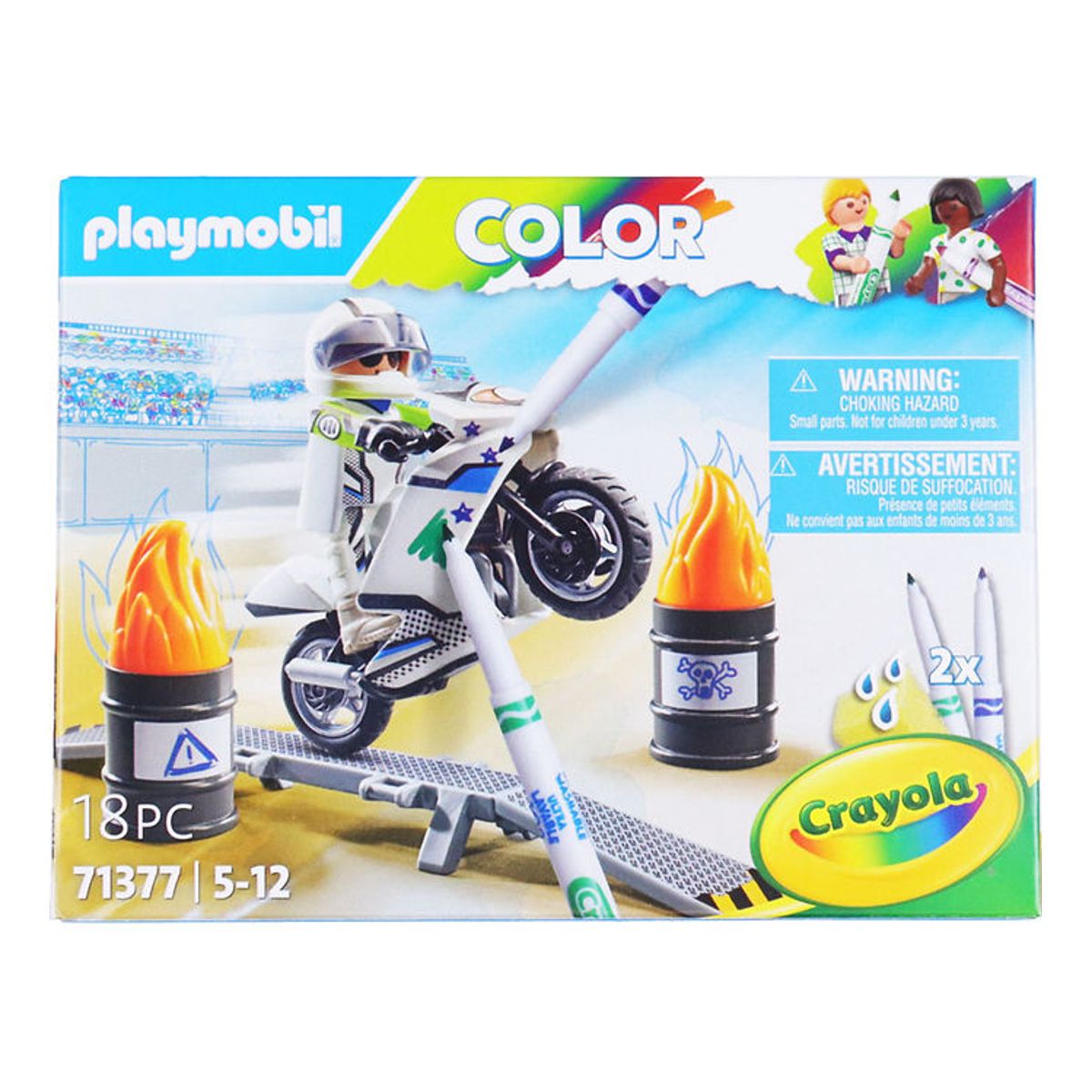 Playmobil Color - Motorcykel - 71377 - 18 Dele