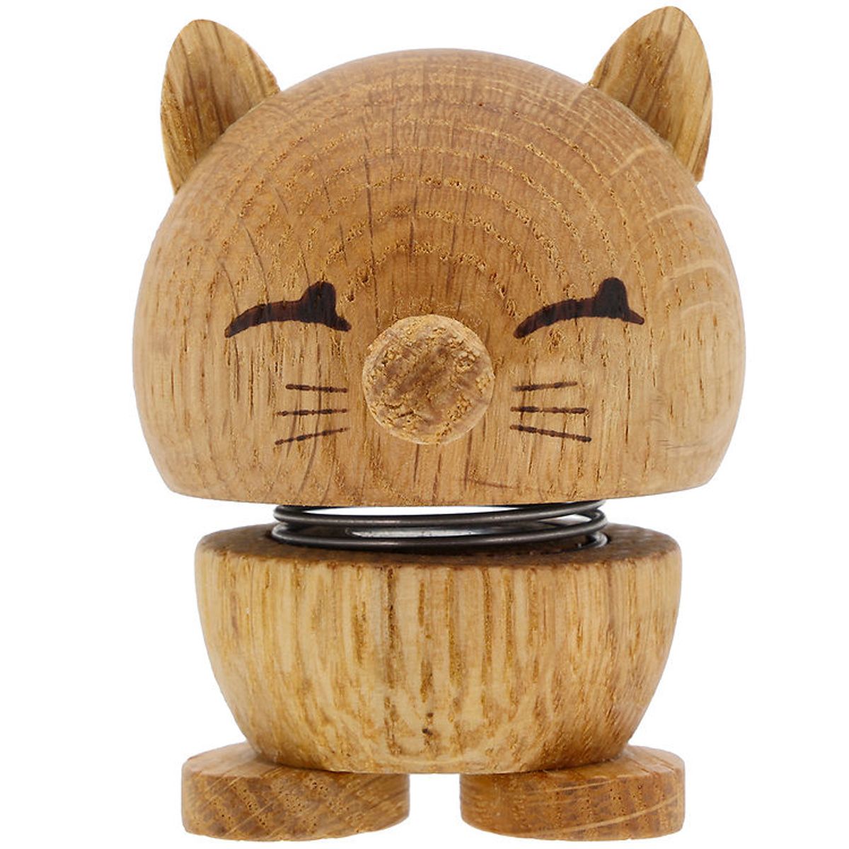 Hoptimist Cat - 7,3 cm - Oak