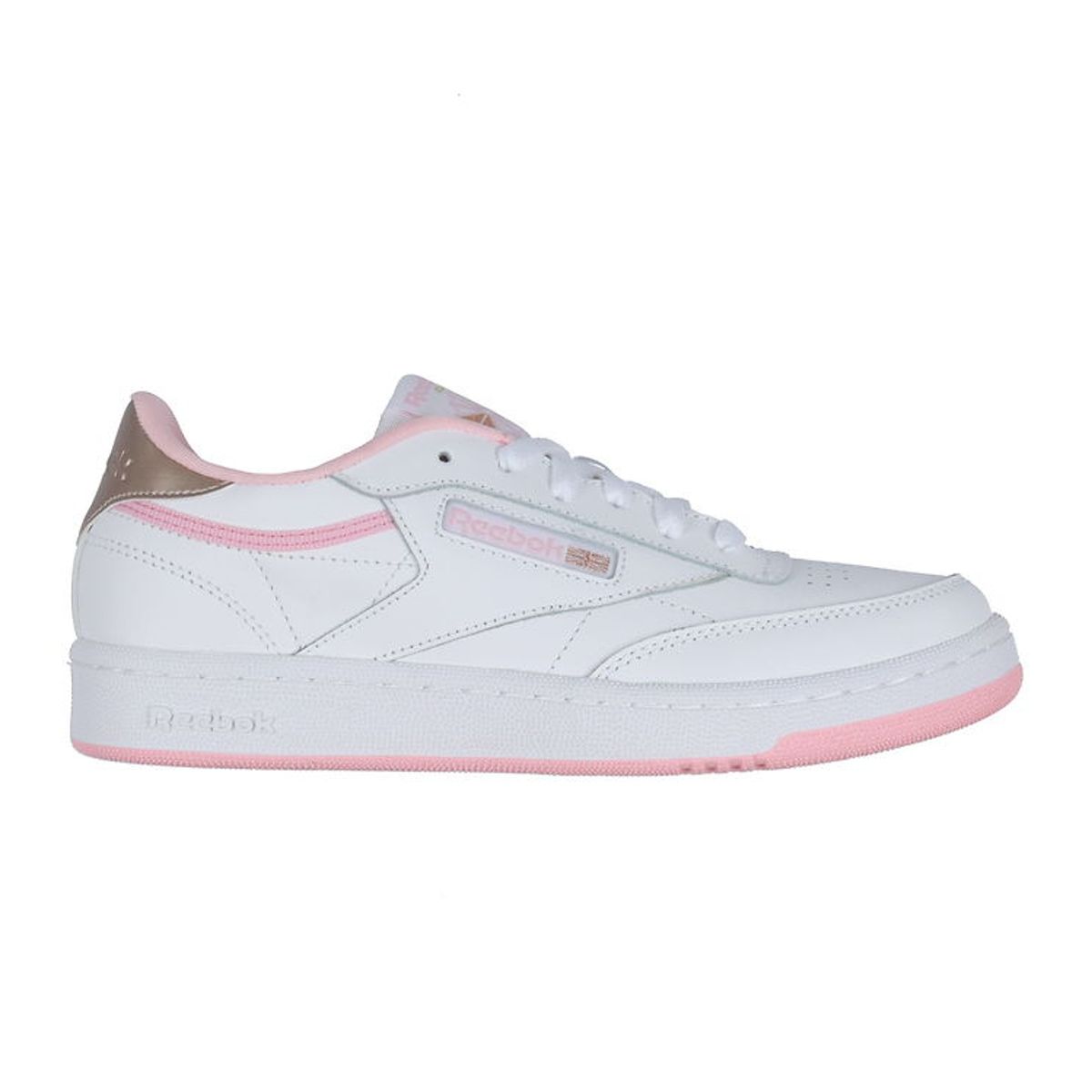 Reebok Sko - Club C - Tennis - Hvid/Rosa