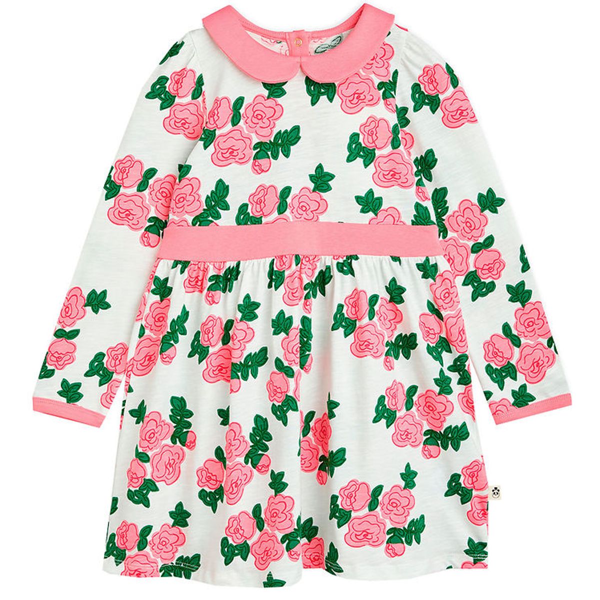 Mini Rodini Kjole - Roses - Pink