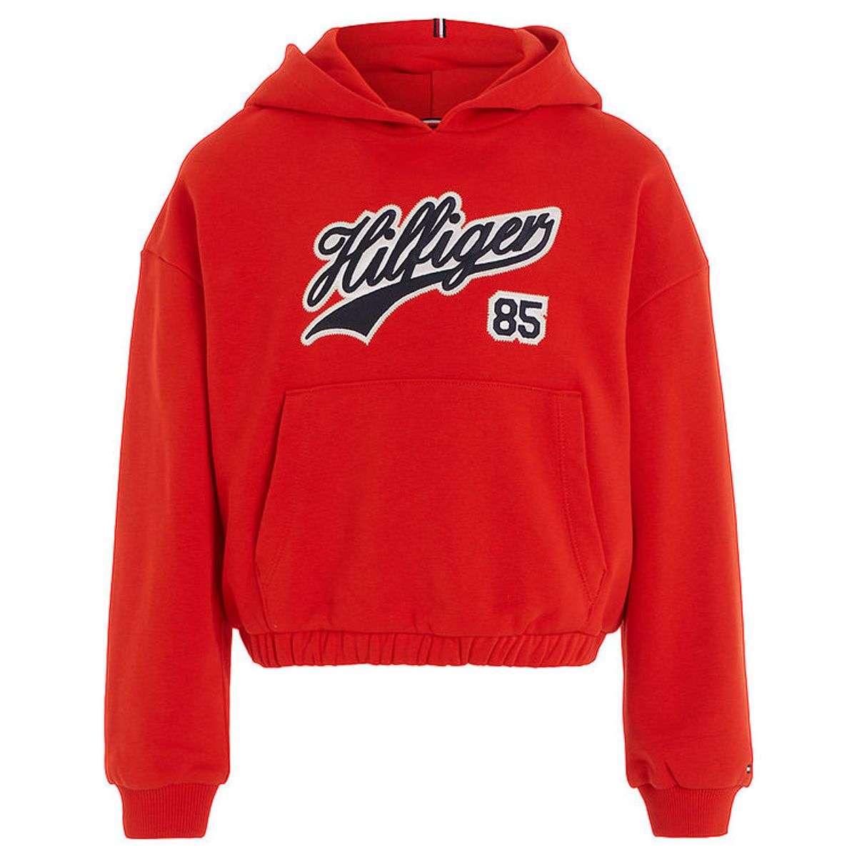 Tommy Hilfiger Hættetrøje - Hilfiger Script - Fierce Red